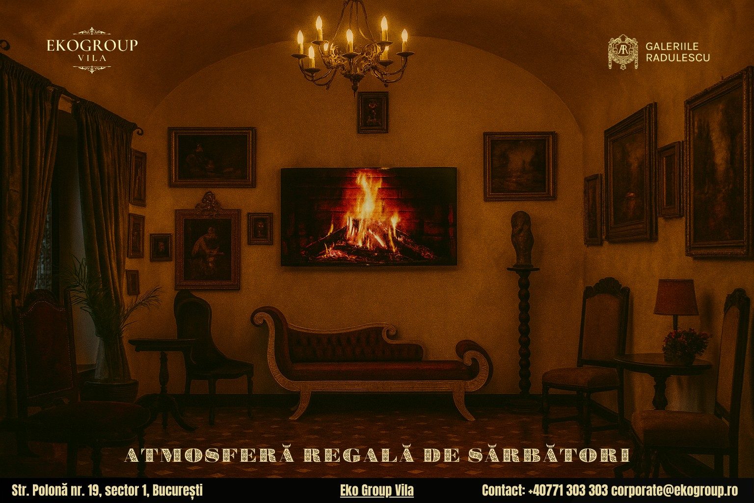 Obiceiuri de iarnă în Bucureștiul regal, evocate prin expoziția Crăciunul anilor ’30 la Eko Group Vila